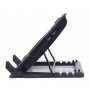 GEMBIRD Postolje sa hladnjakom za laptop do 17 inča, 15cm ventilaror, podešavanje visine, LED (NBS-1F17T-01) - slika 2