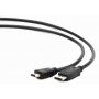 GEMBIRD DisplayPort na HDMI kabl, 1.8m, crni (CC-DP-HDMI-6) - slika 1