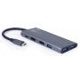 GEMBIRD USB-C 3-in-1 hub,  2x HDMI, 3x USB3.1, 1x USB-C (A-CM-COMBO3-01) - slika 1