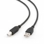 GEMBIRD USB 2.0 TIp A - 2.0 Tip B, printer kabl, crni, 3m (CCP-USB2-AMBM-10) - slika 1