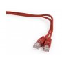 GEMBIRD UTP kabl CAT 5e sa konektorima, 0.5m, crveni (PP12-0.5M/R) - slika 1