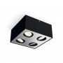 PHILIPS Box Led Spot Svetiljka Crna 4X4.5W 50494/30/P0 - slika 1