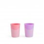 TWISTSHAKE Čaše 2X 170 ML PASTEL PINK PURPLE - slika 1
