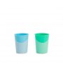 TWISTSHAKE Čaše 2X 170 ML PASTEL BLUE GREEN - slika 1