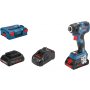 BOSCH Akumulatorski udarni odvrtač GDR 18V-200 C, 2×4.0Ah, 06019G4106 - slika 1