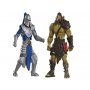 JAKKS Warcraft Mini Figure 2-Pack Alliance Soldier vs. Horde Warrior 6 cm 033772 - slika 2