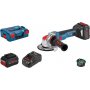BOSCH Akumulatorska ugaona brusilica  GWX 18V-10 SC, 2x ProCore 18V 8.0Ah, 125mm, X-Lock, L-Boxx, 06017B0401 - slika 1