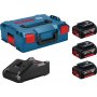 BOSCH Set akumulatora 3x GBA 18V 5.0Ah + 1x punjač GAL 18-40 + L-Boxx 136, 0615990L3T - slika 1