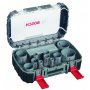 BOSCH 17-delni set testera za otvore HSS-bimetal univerzalni  2608580888, 20; 22; 25; 32; 35; 40; 44; 51; 60; 68; 76 mm - slika 1