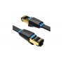 Vention Cotton Braided Cat.8 SFTP Patch Cable 3M Black - slika 1