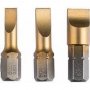 BOSCH 3-delni set bitova odvrtača Max Grip (S) S 0,6x4,5; S 0,8x5,5; S 1,2x8,0; 25 mm (2607001751) - slika 1