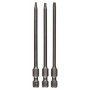 BOSCH 3-delni set bitova odvrtača ekstra-tvrdi 2607001759, T8; T10; T15; 89 mm - slika 1