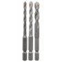 BOSCH 3-delni set burgija za pločice HEX-9 Ceramic 2608589527, 5; 6; 8 mm - slika 1