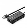 UGREEN Adapter USB HUB 2.0 na RJ45 +3xUSB - slika 1