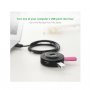 UGREEN USB 2.0 Hub 1/4 1m crni CR106 - slika 2