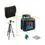 BOSCH plavi alat GLL 2-20 G samonivelišući linijski laser 360° + tašna + stativ - zeleni zrak, 0601065001 - slika 1