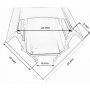 DAWN Led profil LL-ALP007-R komplet crni - slika 2