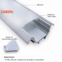 DAWN Led profil LL-ALP007-R komplet sivi - slika 1
