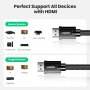 UGREEN HDMI-HDMI kabl 2m 8K 60Hz V2.1 HD135 - slika 3