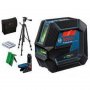 BOSCH GCL 2-50 G + stativ + magnetni nosač; kombinovani samonivelišući laser za linije sa zelenim zrakom; 2 linije 0601066M01 - slika 1