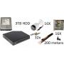 DAHUA -16 SET * DVR 16CH+ 16X HAC-B1A21-0360B + 2xRG59100m sa2X0.75 SA+3tb HDD nap kuciste - slika 1
