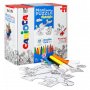 CARIOCA Flomaster set Maxi 35 pcs+12 flomastera Puzzle city/jungle 42861 - slika 1