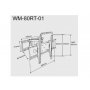 GEMBIRD WM-80RT-01 * Gembird TV nosac rotate/tilt 32-80 VESA max.60x40cm, max 50kg, drzac 3099 - slika 3
