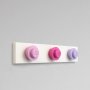 LEGO Kuke za kačenje na nosaču - svetlo roze, roze, ljubičasta - slika 1