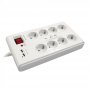 COMMEL Produžni Kabl 8 Na 1 + 2xUSB Sa Prenaponskom, 3m H05VV-F 3x1,5 - slika 2