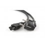 GEMBIRD PC-186-ML12-3M Gembird Detelina napojni kabl za notebook, VDE certifikat 3 metra - slika 1
