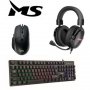 MS Paket: Miš C500+Tastatura C100+Slušalice C700 - slika 1