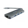 GEMBIRD A-CMU3-LAN-05 ** Gembird TYPE C TO RJ45 + USBx3 ALUMINIUM (alt. A-CMU3-LAN-01 1229) - slika 1