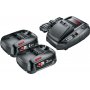 BOSCH Starter set 2x PBA 18V 2,5 Ah + punjač AL 1830 CV, 1600A011LD - slika 1