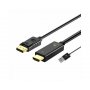 FAST ASIA Kabl HDMI + USB 2.0 na DisplayPort (m/m) 1.8m - slika 1