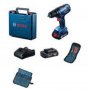 BOSCH GSR 180-Li akumulatorska bušilica - odvrtač 18V 2x2,0Ah u koferu + 23-delni set pribora (06019F810A) - slika 1