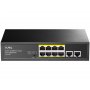 CUDY FS1010P 8-Port 10/100M PoE+ Switch with 2 Uplink Ports - slika 1