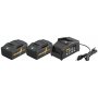 REMS 571591 Power-Pack Baterije 2 x 22 V, 5,0 Ah sa punjačem - slika 1