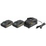 REMS 571590 Power-Pack Baterije 2 x 22 V, 2,5 Ah sa punjačem - slika 1