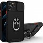 NONAME Futrola Magnetic Defender Silicone Black (239) - slika 1