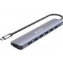 Sandberg USB-C to 7 x USB 3.0 Hub - slika 1