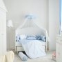 Belis Posteljina za krevetac MY HOME PLETENICA 120X60 BLUE - slika 1
