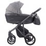 Bebetto BRESSO kolica za bebe set 2U1 siva - slika 1