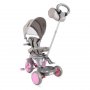 LORELLI BERTONI Tricikl lucky crew - grey&pink - slika 4