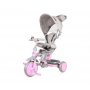 LORELLI BERTONI Tricikl lucky crew - grey&pink - slika 1