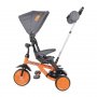 LORELLI BERTONI Tricikl Lucky Crew Black n Orange - slika 3