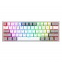 REDRAGON Fizz Pro K616 RGB Bežična/žična mehanička gejming tastatura, Belo-siva (K616-RGB-WG) - slika 1