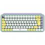 LOGITECH Bežična tastatura Pop Keys Daydream (Bela/Ljubičasta) - slika 1