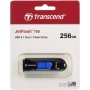 TRANSCEND 256GB, USB3.1, Pen Drive, Capless, Black (TS256GJF790K) - slika 1