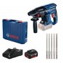 BOSCH GBH 180-Li akumulatorska bušilica za beton SDS-Plus, 1x4.0Ah + set burgija 5 delova - slika 1