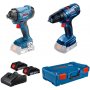 BOSCH Set akumulatorskog alata GSR 180-LI + GDR 18V-160, 18V, 2x2,0 Ah, 0615990M8J - slika 1